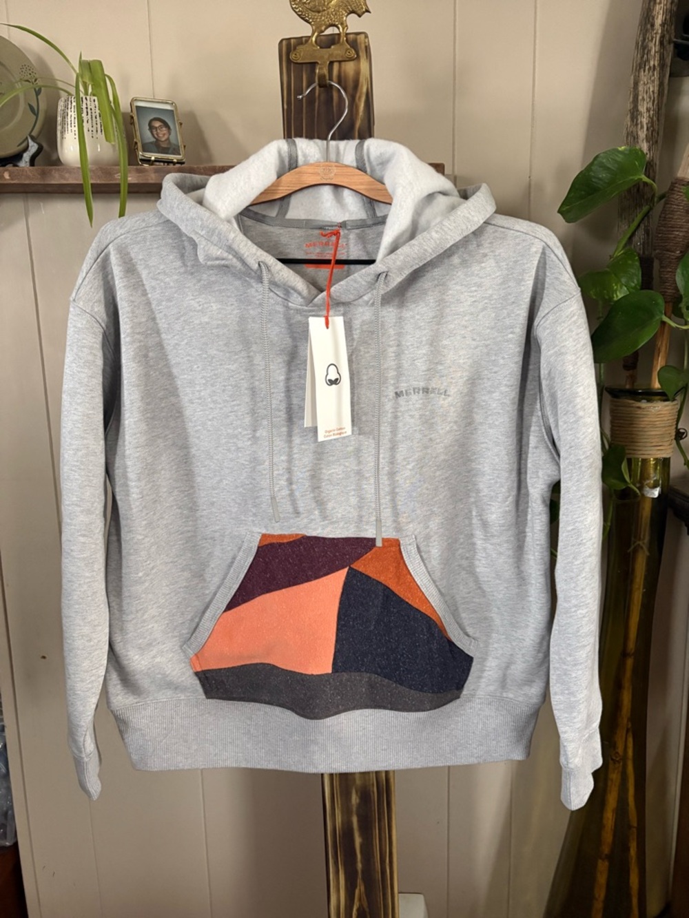 MERRELL Hoodie with Colorblock Pocket NWT